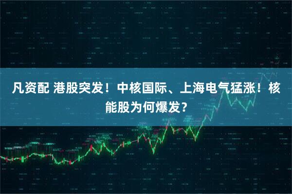 凡资配 港股突发！中核国际、上海电气猛涨！核能股为何爆发？