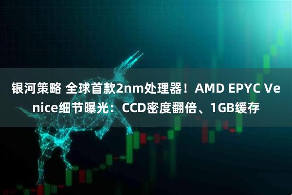 银河策略 全球首款2nm处理器！AMD EPYC Venice细节曝光：CCD密度翻倍、1GB缓存