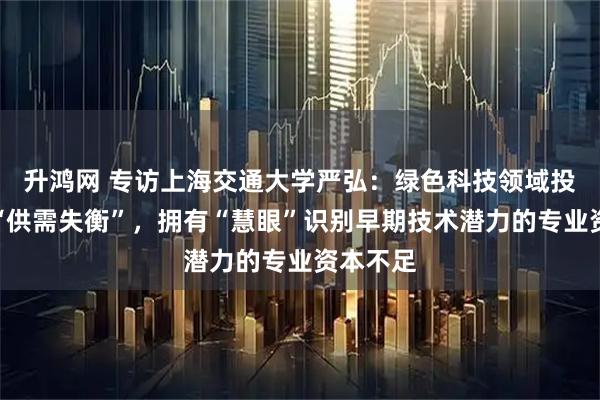 升鸿网 专访上海交通大学严弘：绿色科技领域投资存在“供需失衡”，拥有“慧眼”识别早期技术潜力的专业资本不足